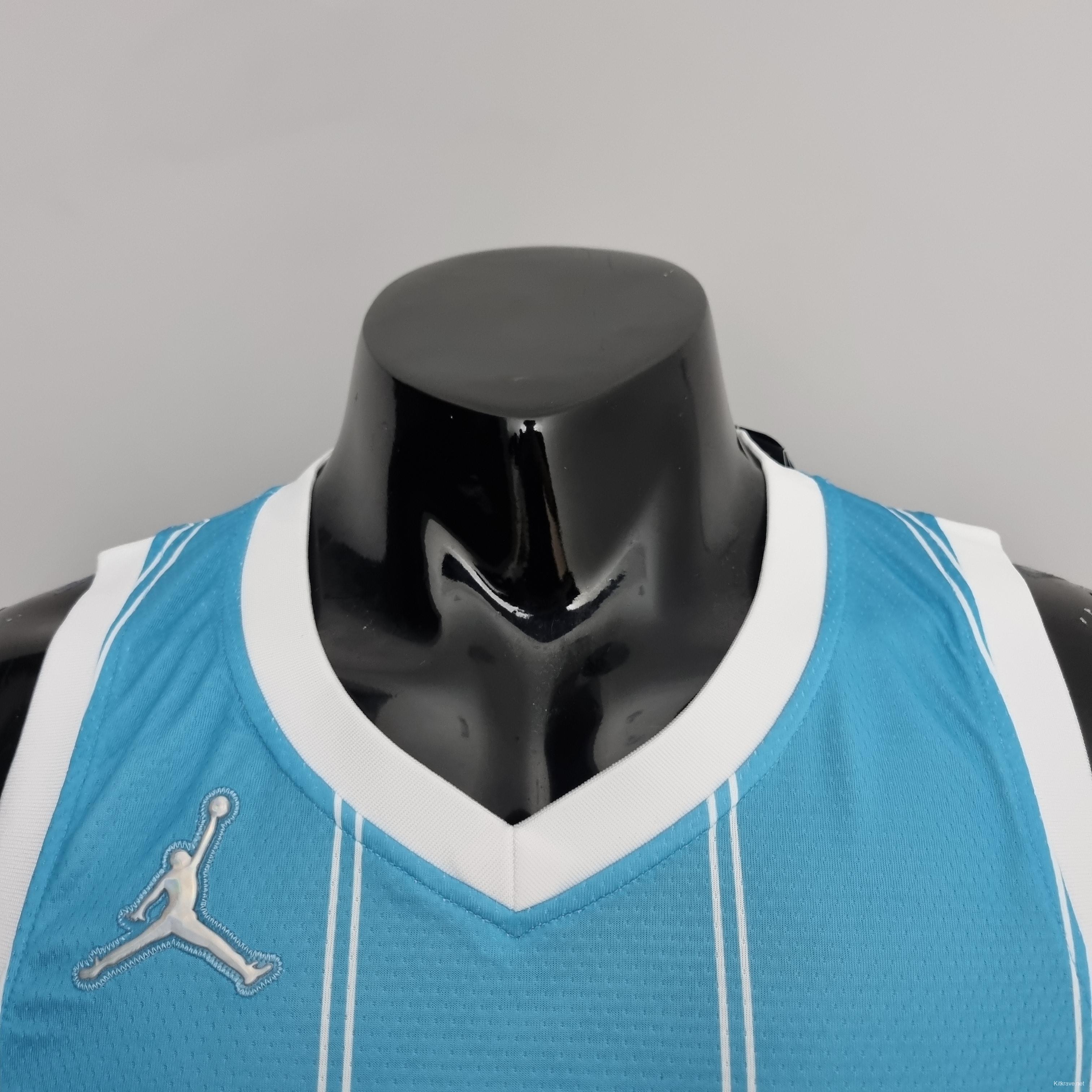 75th Anniversary Ball #2 Charlotte Hornets Blue NBA Jersey