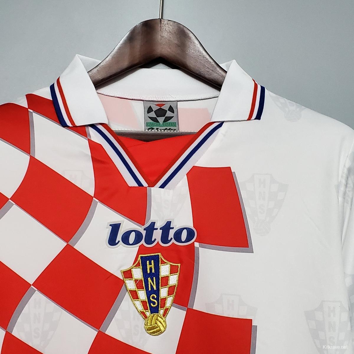 Retro 1998 Croatia away Soccer Jersey