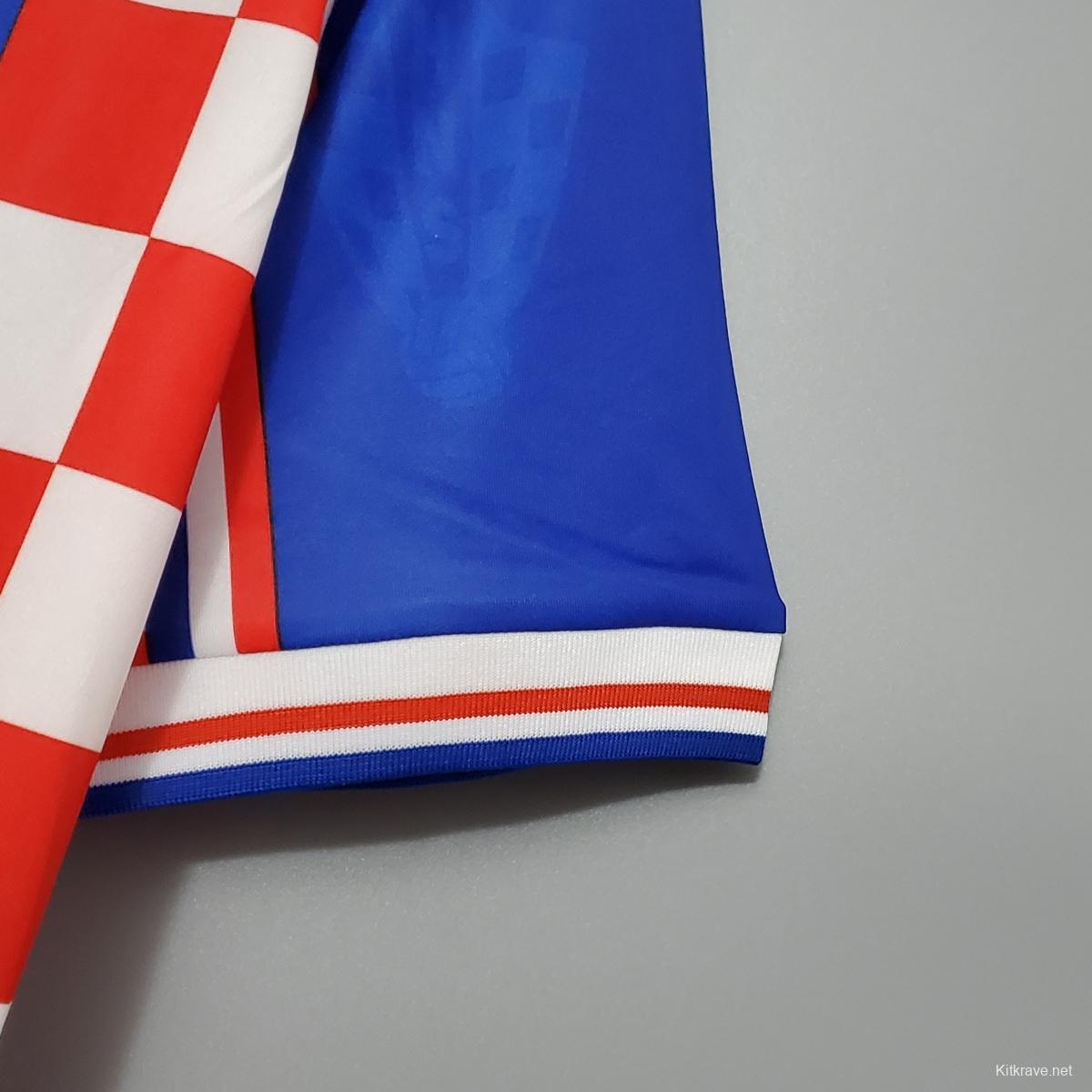 Retro 1998 Croatia home Soccer Jersey