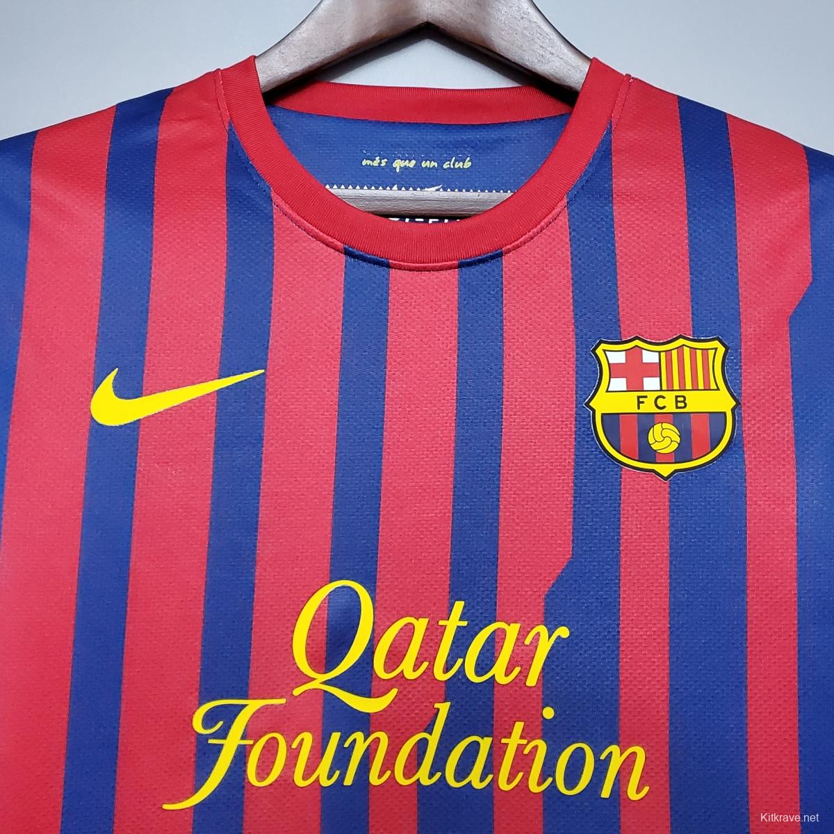 Retro Barcelona 11/12 home Soccer Jersey