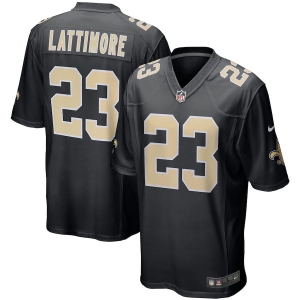 Men's Marshon Lattimore Black Event Player Limited Team Jersey