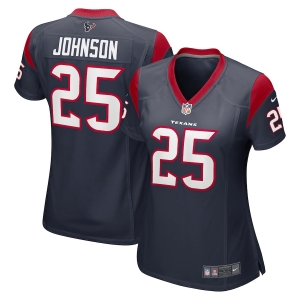 Women's Duke Johnson Navy Player Limited Team Jersey