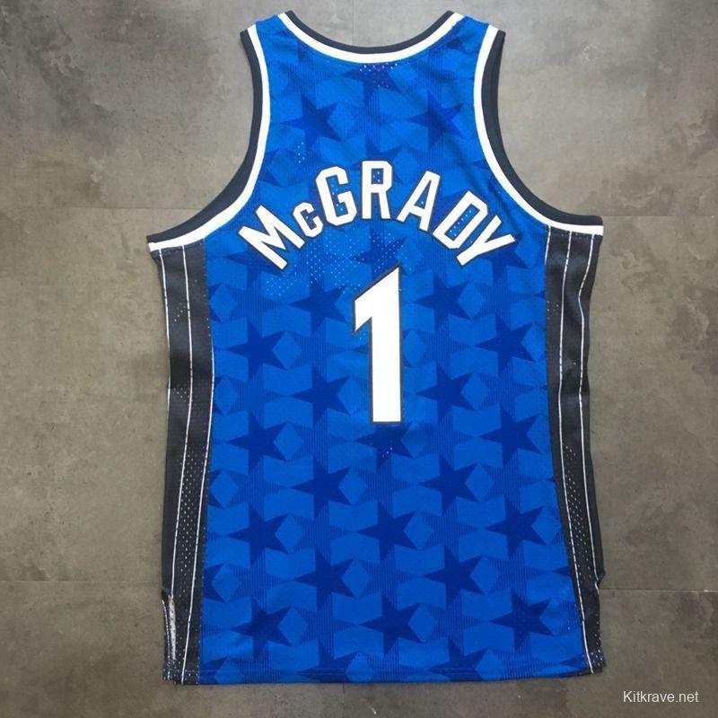 Men's Tracy McGrady Blue Retro Classic Team Jersey