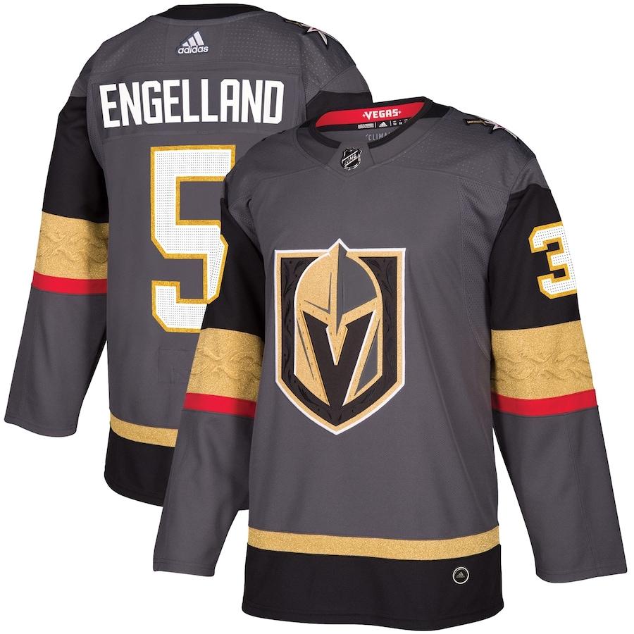 Men's Deryk Engelland Gray Player Team Jersey