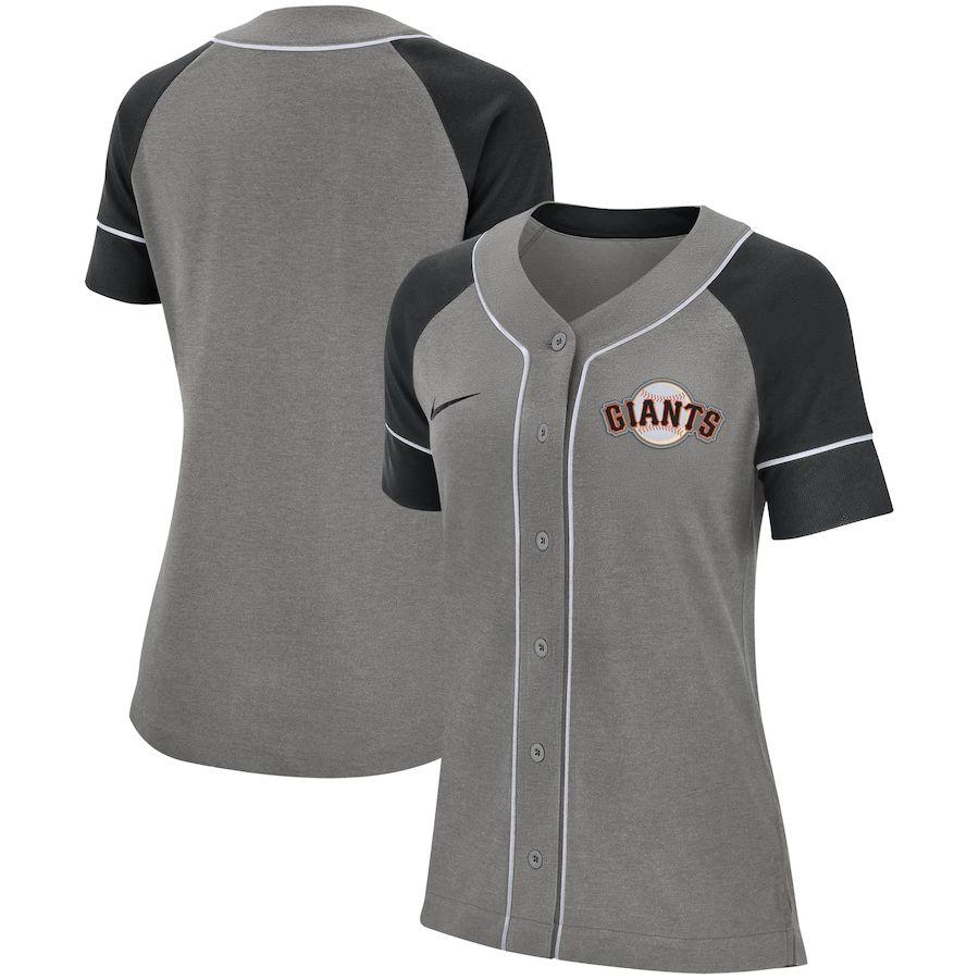 Women's Gray Classic Baseball Team Jersey