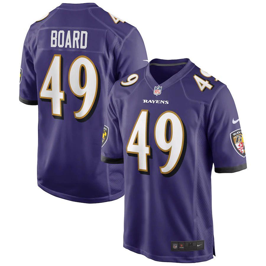 Men's Chris Board Purple Player Limited Team Jersey