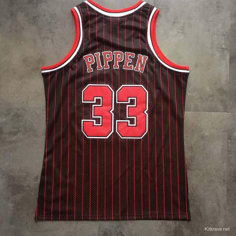 Men's Scottie Pippen Black Retro Classic Team Jersey