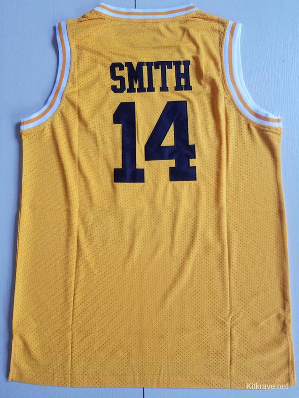 The Fresh Prince of Bel-Air Will Smith Bel-Air Academy Yellow Basketball Jersey