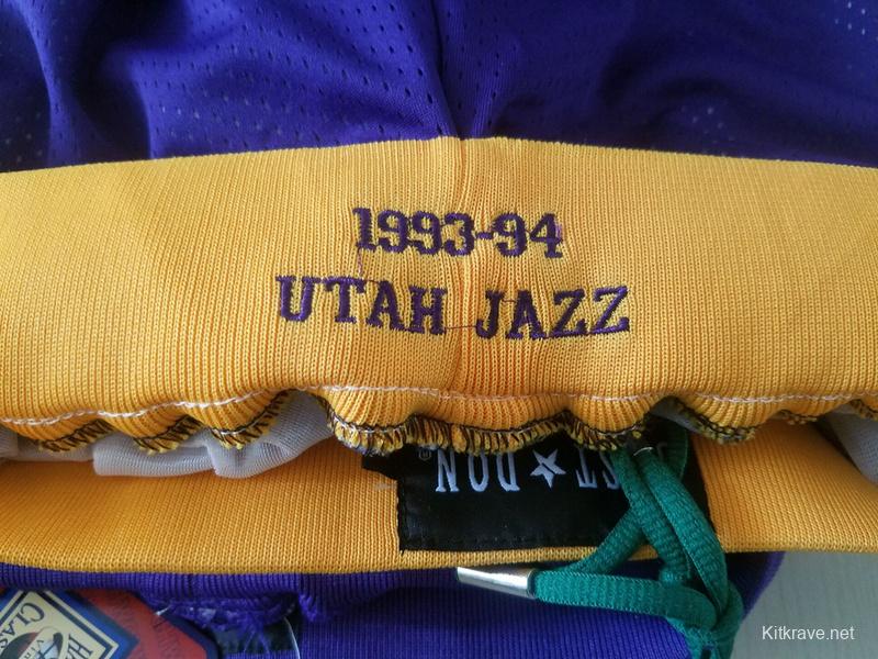 Utah 1993-94 Throwback Classics Basketball Club Shorts