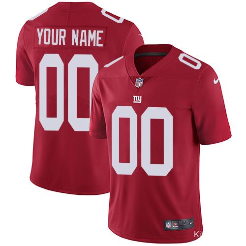 Men's Red Customized Alternate Limited Team Jersey