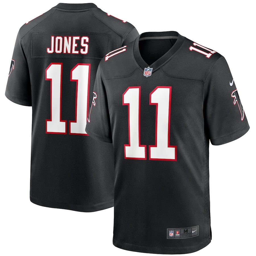 Men's Julio Jones Black Throwback Player Limited Team Jersey