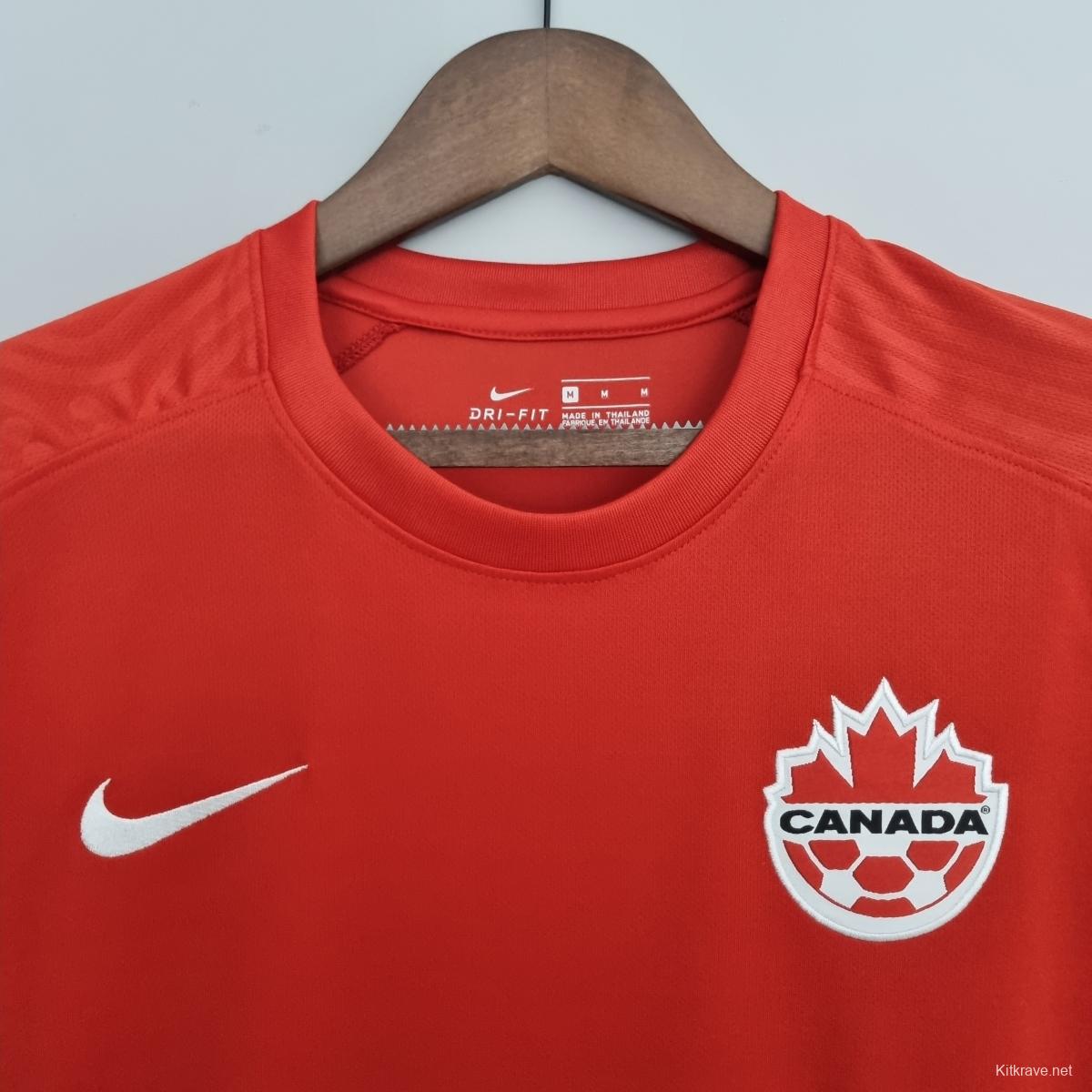 2022 Canada home Soccer Jersey