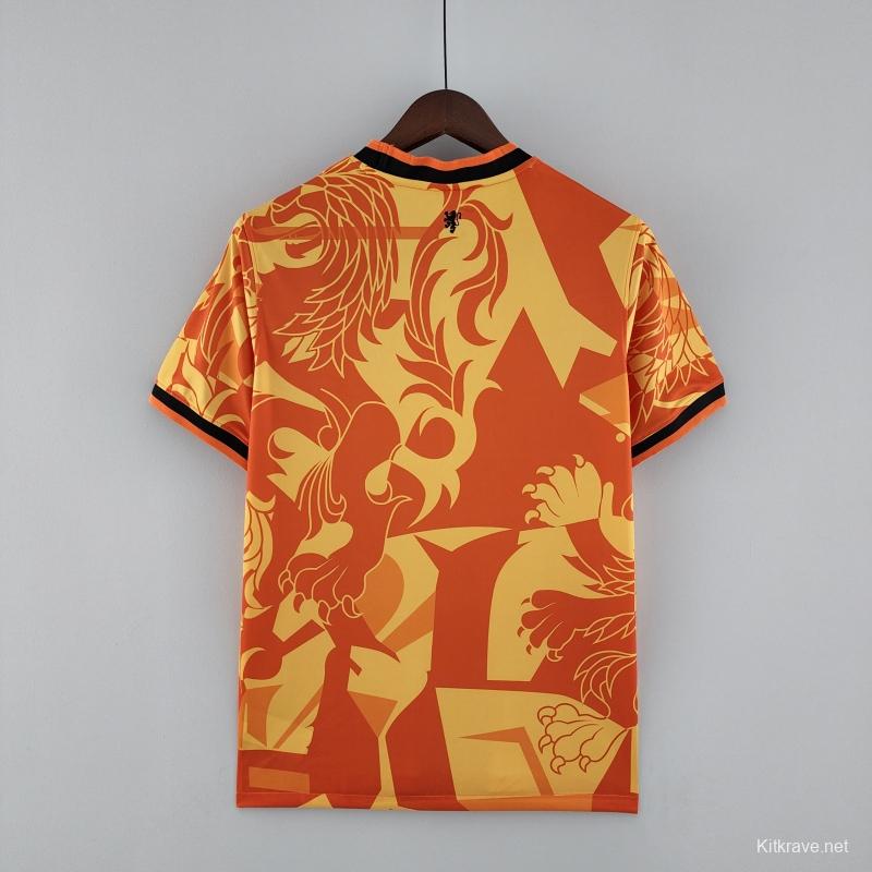 2022 Netherlands Training Jersey Orange