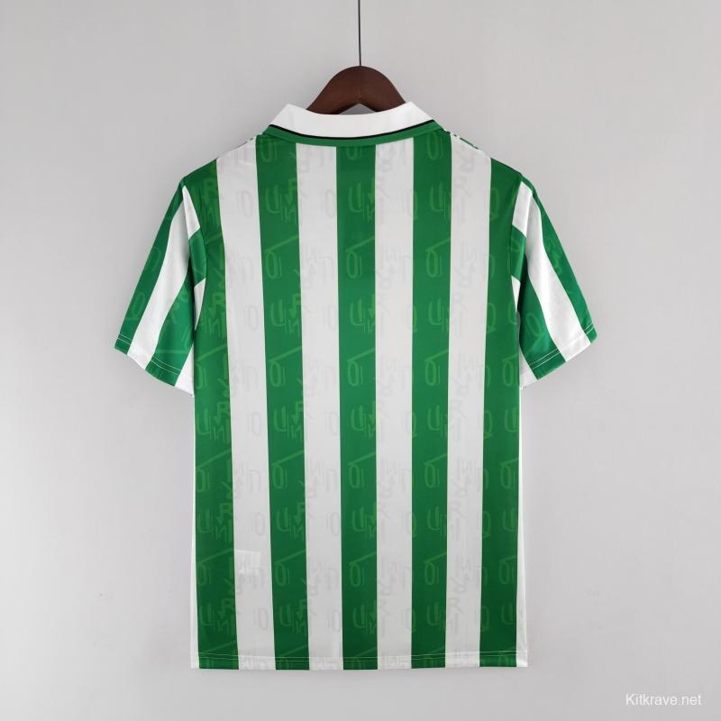 Retro 94/95 Real Betis Home Soccer Jersey