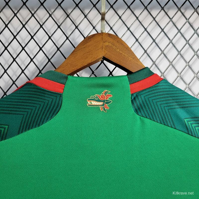 2022 Mexico Home Soccer Jersey