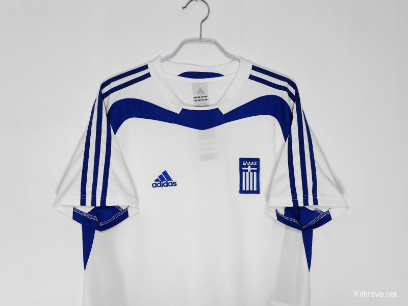 Retro 2004 Greece Away Soccer Jersey