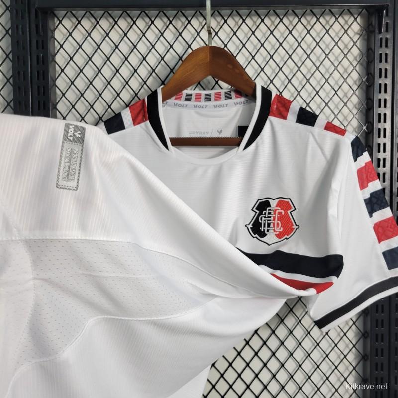 23-24 Santa Cruz Away White Jersey