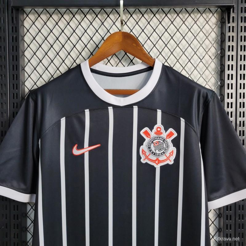 23-24 Corinthians Away Black Jersey