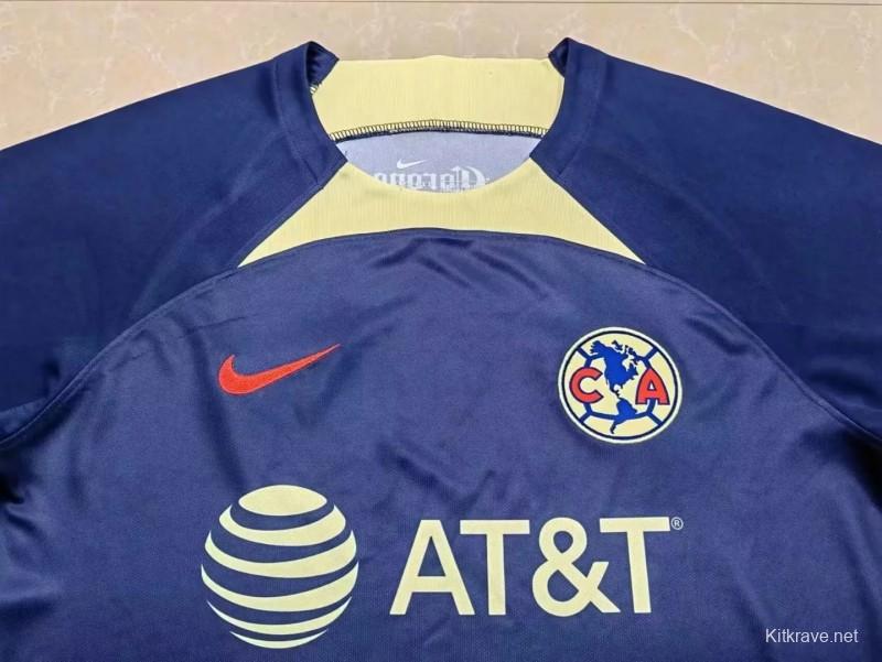 23/24 Club America Navy Training Jersey