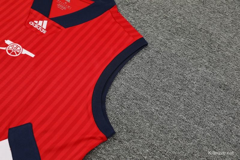 23-24 Arsenal Red Remake Icon Vest Jersey+Shorts