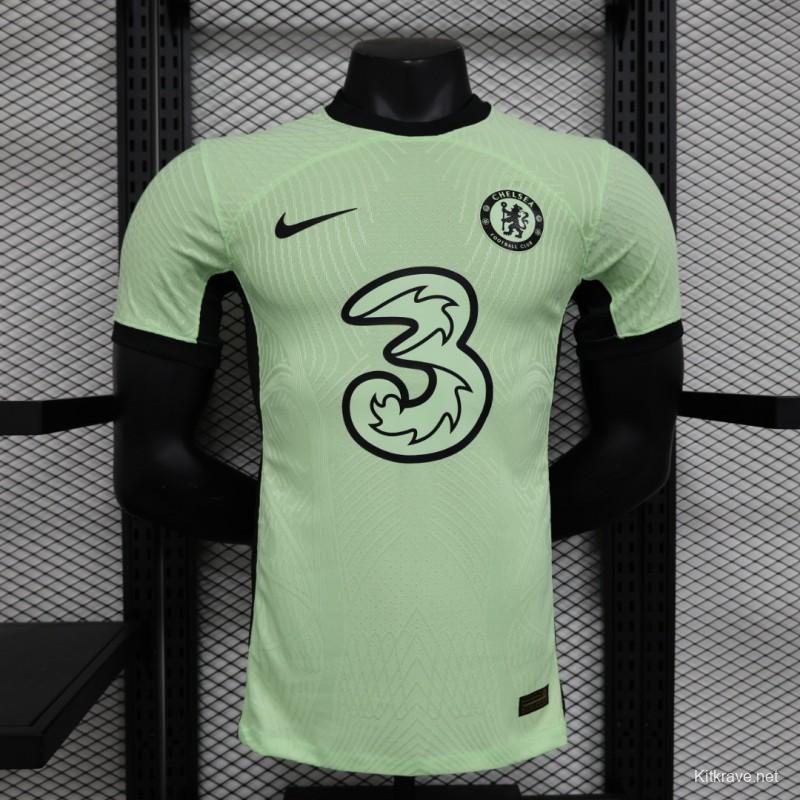 Player Version 23/24 Chelsea Away Green Jersey