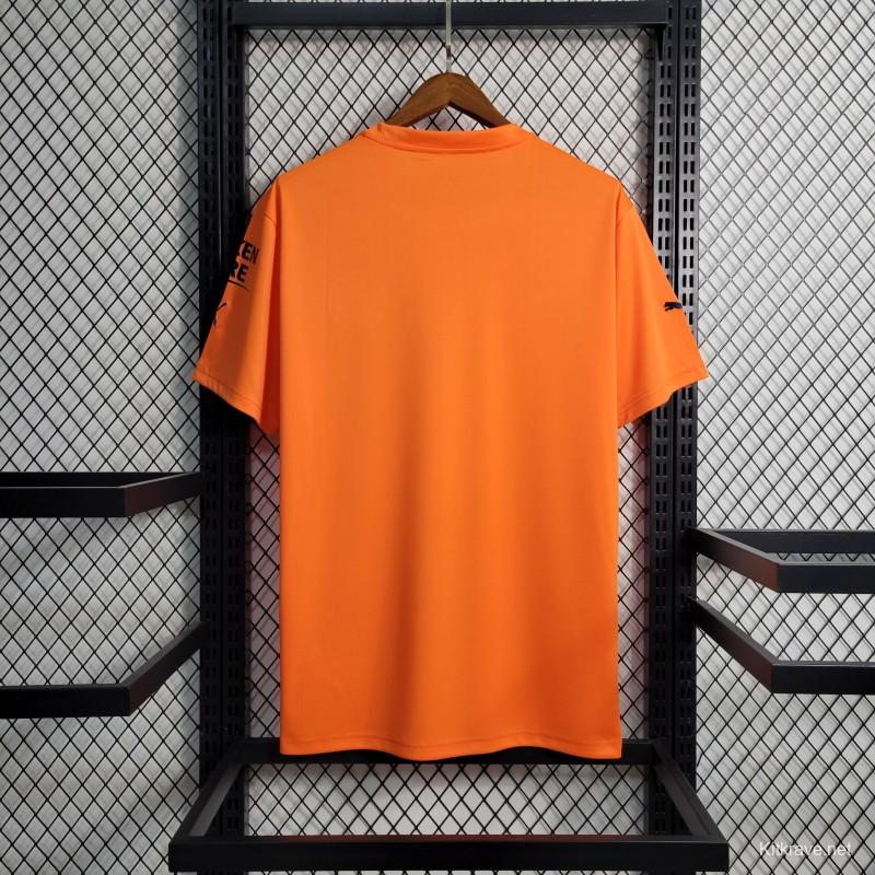 22-23 Manchester City Orange Goalkeeper Jersey