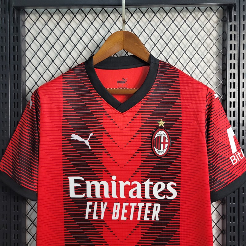 23-24 AC Milan Home Jersey