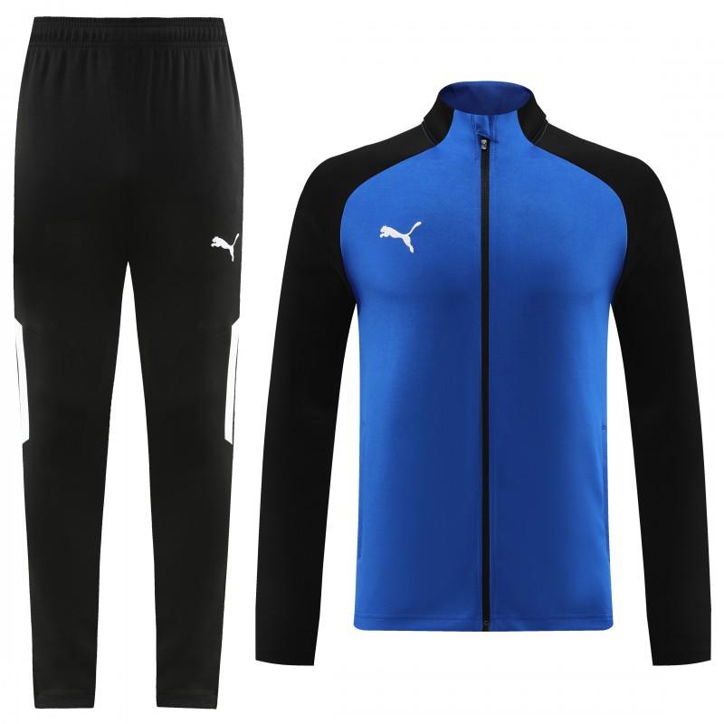 23/24 PUMA Black/Blue Full Zipper Hooide Jacket+Pants