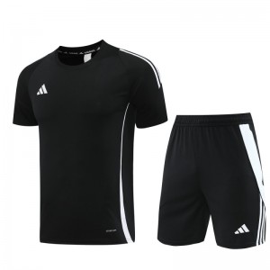 2024 Adidas Black Short Sleeve Jersey+Shorts