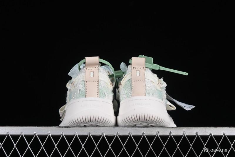 SMILEREPUBLIC Mint Manbo Light Blue Checkered Open Smile Platform Canvas Shoes - G.D4