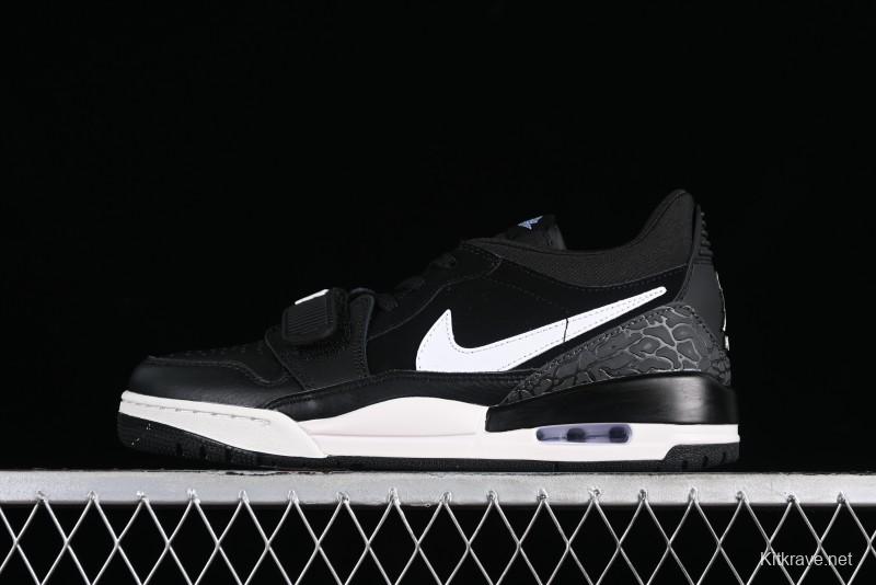 Nike Air Jordan Legacy AJ312 Low Top Sneakers with Velcro Strap Triple Fusion Design - CD7069-001