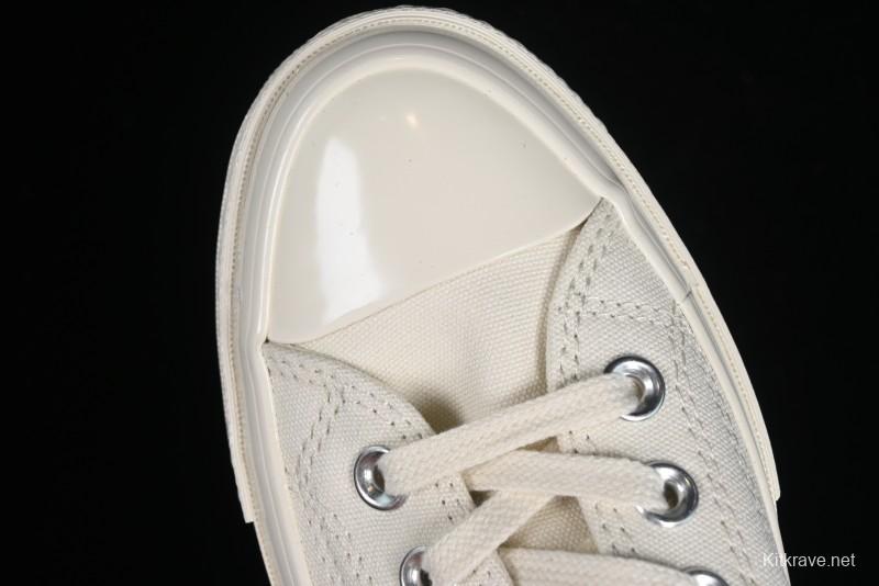 Converse Chuck 1970s Original Cream White Low-Top Casual Canvas Shoes - 151230C