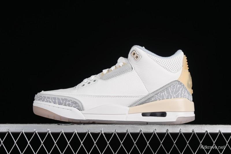 Nike Air Jordan 3 Retro Craft Ivory Sneakers - FJ9479-100