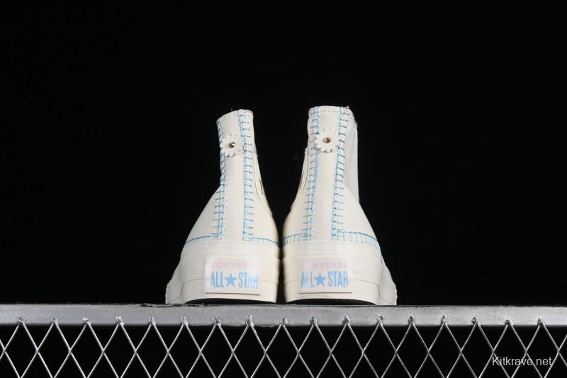Converse All Star Lift Stitch Daisy Vulcanized Canvas Sneakers - A08731C
