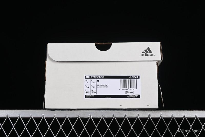 Adidas Adilette Clogs JH9849 One-Piece Slip-Resistant Sports Sandals - JH9849