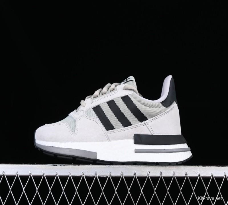 Adidas ZX500 RM Boost Retro Running Shoes with Full-Length Boost Midsole - B42288