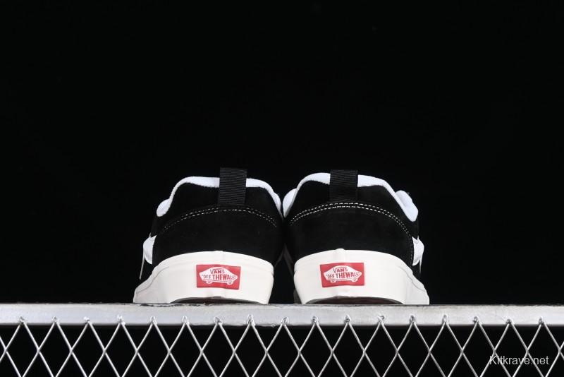 Vans Classics Knu Skool Retro Skate Shoes with Chunky Silhouette - VN0009QCBF2