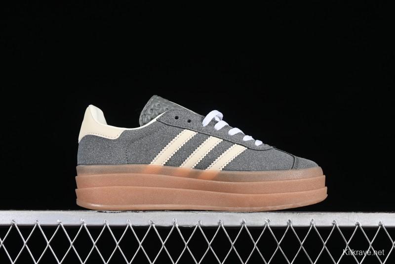 Adidas Originals Gazelle Bold IE0428 Low-Top Sneakers with Thick Sole for Casual Wear, Anti-Slip and Durable - IE0428