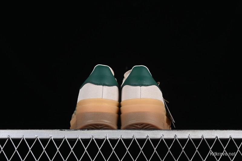 Adidas Originals Gazelle Bold ID7056 Low-Top Sneakers with Thick Sole for Casual Wear, Slip-Resistant and Durable - ID7056