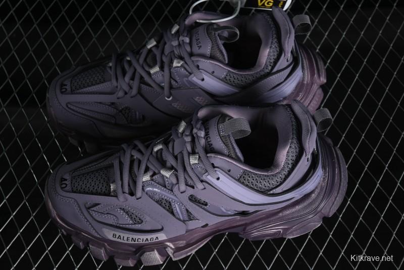 Balenciaga Track Sneaker Tess with Transparent Heel Strap - W1AC50620