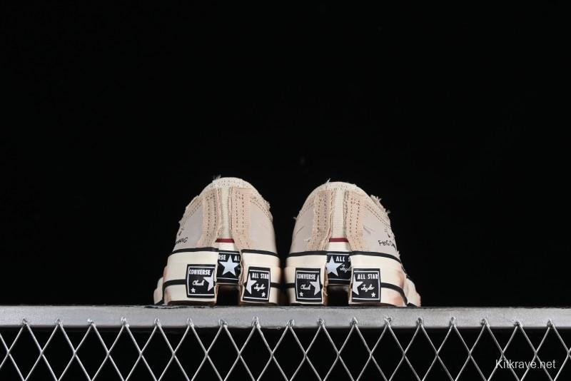 Feng Chen Wang Converse Chuck 70 Low 2-in-1 Deconstructed Canvas Sneakers - A07718C