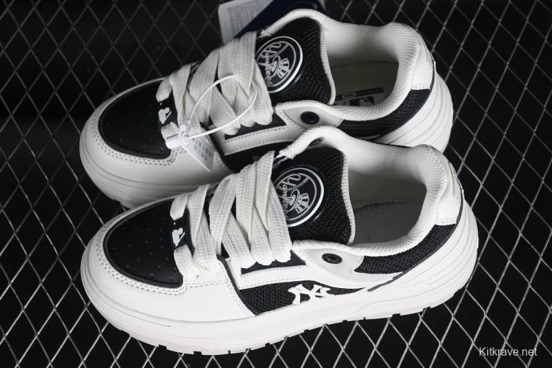 New York Yankees MLB Chunky Liner Wide Platform Sneakers with 6cm Height Increase - 3ASXCLW4N50BKS