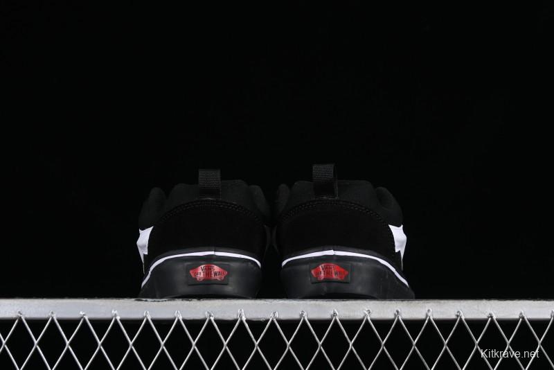 Vans Classics Knu Skool Retro Skate Shoes with Thickened Tongue and Oversized Toe - VN0009QCB9P