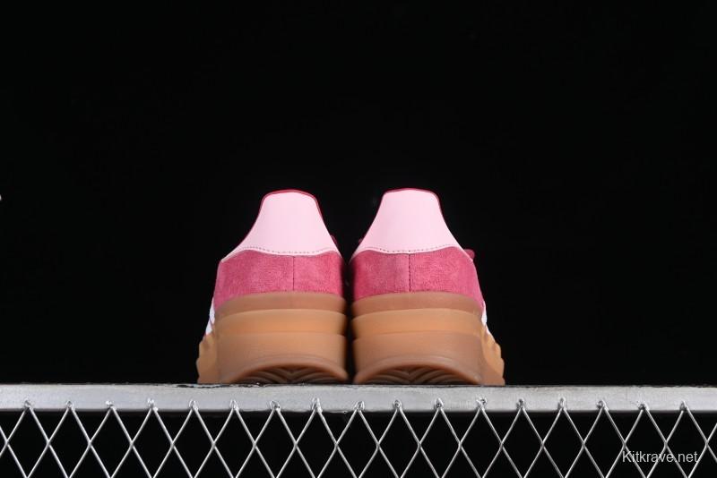 Adidas Originals Gazelle Bold Low-Top Sneakers with Anti-Slip Thick Sole - ID6997