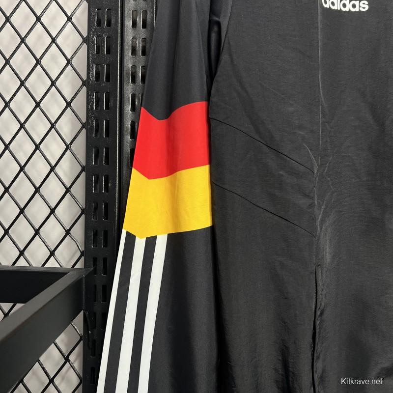 2024 Germany Black Windbreaker
