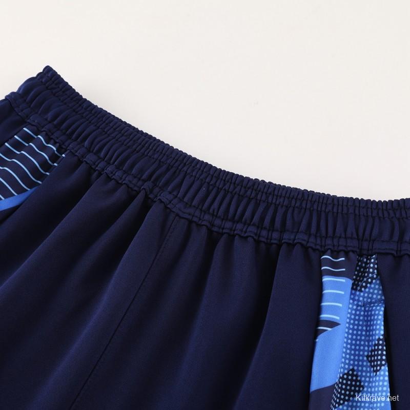 2024 Italy Navy Full Zipper Jacket +Long Pants