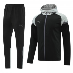 2024 Puma Black/Grey Full Zipper Jacket +Long Pants