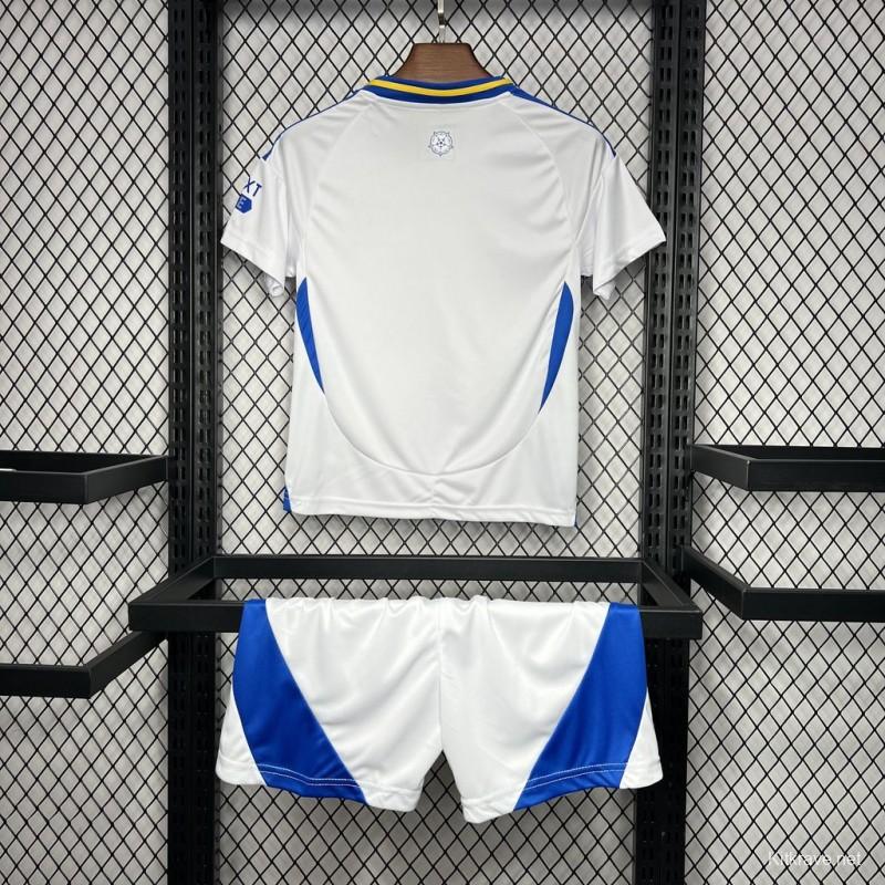 24/25 Kids Leeds United Away White Jersey