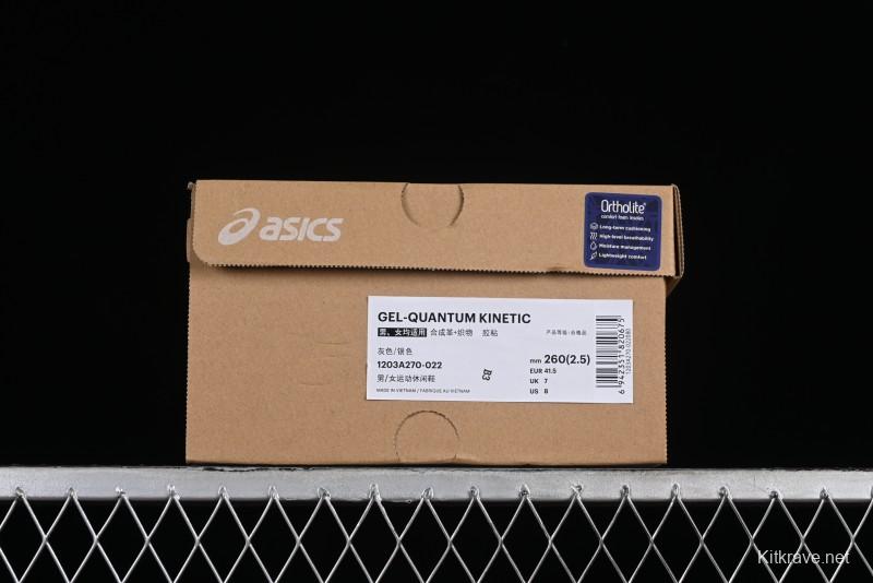 Asics Gel-Quantum Kinetic Retro Casual Sneakers with Thick Sole and GEL Scutoid Technology - 1203A270-022