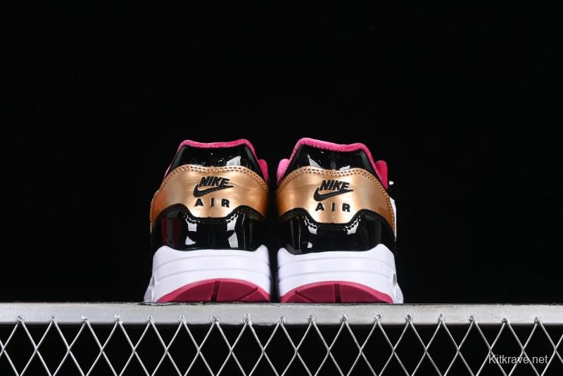 Nike Air Max 1 Retro Running Shoes with Half-Sole Air Cushion - HJ3966-110